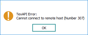 Cannot connect to remote host